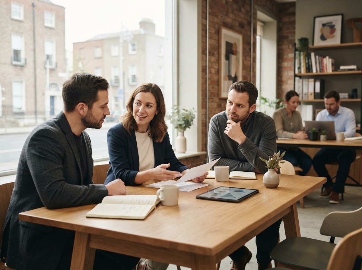 BTC-Uniton i780 team reviewing market analysis methodology
